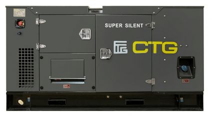 Дизельный генератор CTG 440YU в кожухе с АВР
